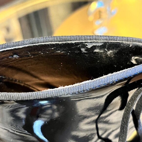 Zara Trafaluc black pointy toe lace ankle heel boots - Picture 9 of 10